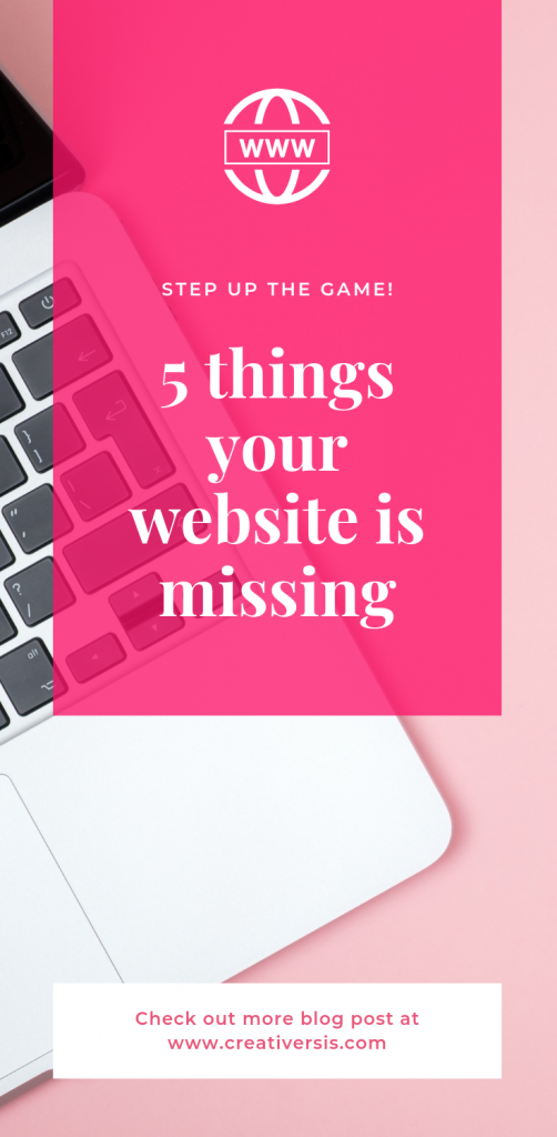 5 things your website is missing 1