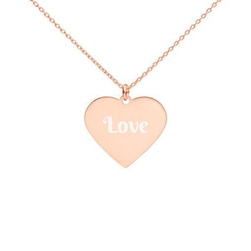 #personalizeIT | Engraved Silver Heart Necklace | Custom collection 1