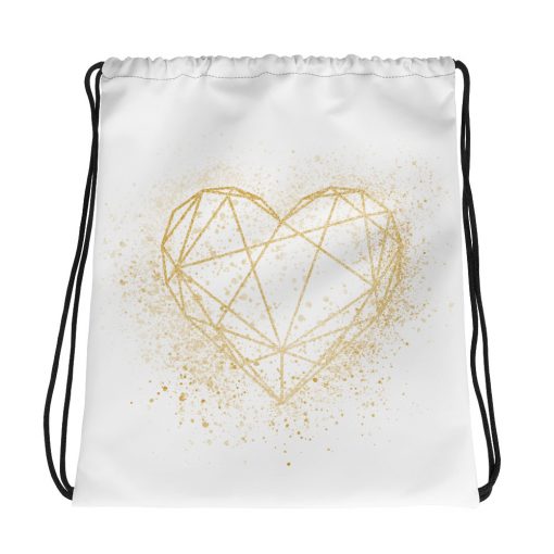 #golden | Drawstring bag | Valentine’s Day Collection 1